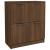 Servante, 2 piese, stejar maro, 60x30x70 cm, lemn prelucrat GartenMobel Dekor