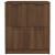 Servante, 2 piese, stejar maro, 60x30x70 cm, lemn prelucrat GartenMobel Dekor