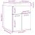Set mobilier de baie, 2 piese, lemn vechi, lemn prelucrat GartenMobel Dekor