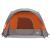 Cort de camping pentru 6 persoane, gri/portocaliu, impermeabil GartenMobel Dekor
