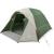 Cabină cort de camping, 4 persoane, verde, impermeabil GartenMobel Dekor