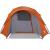 Cort de camping pentru 6 persoane, gri/portocaliu, impermeabil GartenMobel Dekor