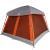 Cort de camping pentru 6 persoane, gri/portocaliu, impermeabil GartenMobel Dekor