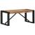 Masuta de cafea multicolora 80x40x35 cm lemn masiv recuperat GartenMobel Dekor