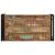 Masuta de cafea multicolora 80x40x35 cm lemn masiv recuperat GartenMobel Dekor