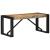 Masuta de cafea multicolora 80x40x35 cm lemn masiv recuperat GartenMobel Dekor