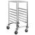 Cărucior cu tăvi cu 6 containere GN 39x55x87 cm oțel inoxidabil GartenMobel Dekor