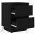 Noptiere cu lumini LED 2 buc Negru 38x34x50 cm GartenMobel Dekor