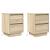 Noptiere cu lumini LED 2 buc Stejar Sonoma 38x34x50 cm GartenMobel Dekor