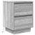 Noptiere cu lumini LED 2 buc Gri Sonoma 38x34x50 cm GartenMobel Dekor