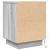 Noptiere cu lumini LED 2 buc Gri Sonoma 38x34x50 cm GartenMobel Dekor