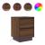 Noptiere cu lumini LED 2 buc Stejar maro 38x34x50 cm GartenMobel Dekor