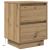 Noptiere cu lumini LED 2 buc Stejar Artisan 38x34x50 cm GartenMobel Dekor