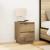 Noptiere cu lumini LED 2 buc Stejar Artisan 38x34x50 cm GartenMobel Dekor