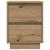 Noptiere cu lumini LED 2 buc Stejar Artisan 38x34x50 cm GartenMobel Dekor