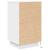 Noptiera cu lumini LED alb 38x34x65 cm GartenMobel Dekor
