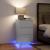 Noptiera cu lumini LED alb 38x34x65 cm GartenMobel Dekor