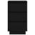 Noptiera cu lumini LED Negru 38x34x65 cm GartenMobel Dekor