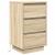 Noptiera cu lumini LED Stejar Sonoma 38x34x65 cm GartenMobel Dekor