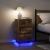 Noptiera cu lumini LED Stejar afumat 38x34x65 cm GartenMobel Dekor