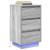 Noptiera cu lumini LED Gri Sonoma 38x34x65 cm GartenMobel Dekor