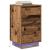 Noptiera cu lumini LED Lemn vechi 38x34x65 cm GartenMobel Dekor