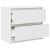 Dulap TV, alb, 60x35x54 cm, lemn prelucrat GartenMobel Dekor