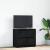 Dulap TV negru 60x35x54 cm lemn prelucrat GartenMobel Dekor