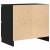 Dulap TV negru 60x35x54 cm lemn prelucrat GartenMobel Dekor