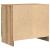 Dulap TV Artisan Stejar 60x35x54 cm Lemn prelucrat GartenMobel Dekor