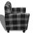 Fotoliu cu pernă, negru, material textil GartenMobel Dekor