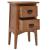 Noptieră, maro, 40 x 29 x 68 cm, lemn masiv de brad GartenMobel Dekor