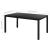 Set mobilier de grădină, 5 piese, negru, ratan PVC GartenMobel Dekor