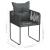 Set mobilier de grădină, 5 piese, negru, ratan PVC GartenMobel Dekor