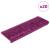 Covorașe scară 20 buc 65x21x4 cm violet GartenMobel Dekor
