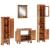 Set mobilier de baie, 4 piese, lemn masiv recuperat GartenMobel Dekor