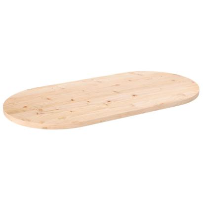 Blat de masă, 110x55x2,5 cm, lemn masiv de pin, oval GartenMobel Dekor