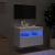 Comodă TV de perete cu lumini LED, alb, 60x30x40 cm GartenMobel Dekor