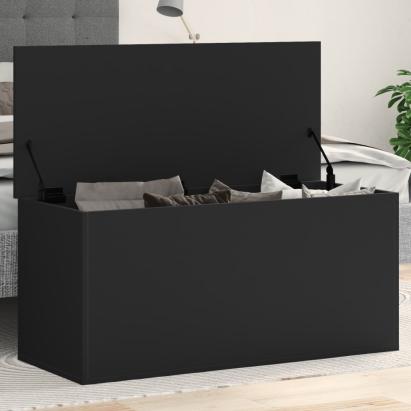 Cutie de depozitare, negru, 100x42x46 cm, lemn prelucrat GartenMobel Dekor