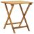 Set de bistro pliabil, 3 piese, cu perne, lemn masiv de acacia GartenMobel Dekor