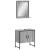 Set dulapuri Baie, 2 piese, gri sonoma, lemn prelucrat GartenMobel Dekor