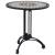 Picior masă de bistro, negru, Ø60x72 cm, aluminiu turnat GartenMobel Dekor