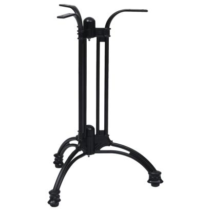 Picior masă de bistro, negru, Ø60x72 cm, aluminiu turnat GartenMobel Dekor
