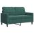 Set canapele cu perne/rulouri, 2 piese, verde închis, catifea GartenMobel Dekor