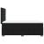 Pat box spring cu saltea, negru, 80x200 cm, catifea GartenMobel Dekor