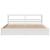 Cadru de pat cu tăblie fără saltea, alb, 200x200 cm GartenMobel Dekor