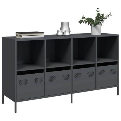 Dulap, antracit, 135x39x73,5 cm, oțel laminat la rece GartenMobel Dekor