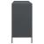 Dulap, antracit, 135x39x73,5 cm<br />, oțel laminat la rece GartenMobel Dekor