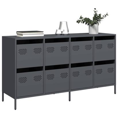 Dulap, antracit, 135x39x73,5 cm<br />, oțel laminat la rece GartenMobel Dekor