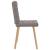 Scaune de sufragerie, 4 buc., gri taupe, material textil GartenMobel Dekor